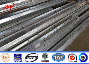 Tiang Transmisi Listrik Tapered Tiang 35FT 3mm Tebal Hot Dip Galvanis