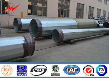 Tiang Transmisi Listrik Tapered Tiang 35FT 3mm Tebal Hot Dip Galvanis