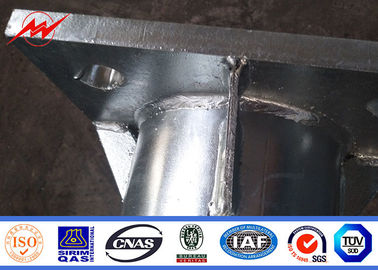 35m / S Kecepatan Angin Tiang Listrik Baja Galvanis, Tiang Lampu Jalan Panjang Umur