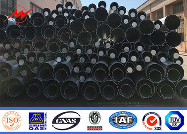 Single Circuit Steel Power Pole, Jalur Distribusi Listrik Tiang Lampu Logam