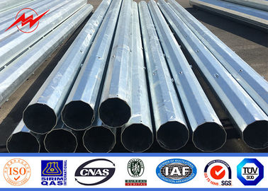 Listrik Bitumen Galvanized Steel Power Pole Dengan Bitumen Surface Treatment
