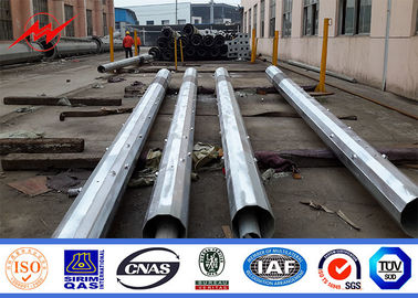 75FT Philippines NGCP Standar Tiang Baja Galvanis Dengan Ketebalan 4-5mm