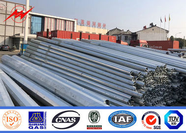 Tiang Baja Galvanis ISO 9m 10m Dengan Kinerja Tinggi 2.75mm - 3mm
