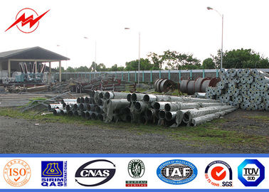 3mm Tebal 40ft 500KG Gr65 Tiang Daya Listrik, Tiang Transmisi Listrik