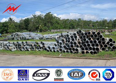 45FT 50FT HT Type NGCP Utilitas Tiang Listrik, Distribusi Listrik Tiang Tubular Baja