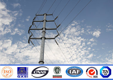 70FT 94FT 120FT Jalur Transimisi Tiang Daya Listrik 12 Ukuran Untuk Konstruksi