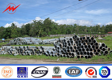 45FT 50FT HT Tipe NGCP Utilitas Power Pole, Distribusi Listrik Baja Tubular Pole