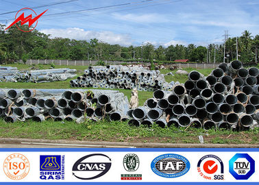 Q345 80ft Dan 90ft Utilitas Tiang Listrik Untuk Transmisi
