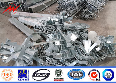 75FT 80FT NGCP Tipe E Tiang Logam Galvanis, Tiang Saluran Transmisi Umur Panjang