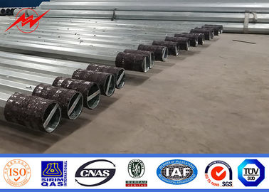 75FT 80FT NGCP Tipe E Tiang Logam Galvanis, Tiang Saluran Transmisi Umur Panjang