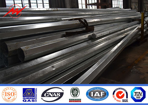Tiang Utilitas Baja Tiang Baja Galvanis 9 Meter ASTM A123 Standar