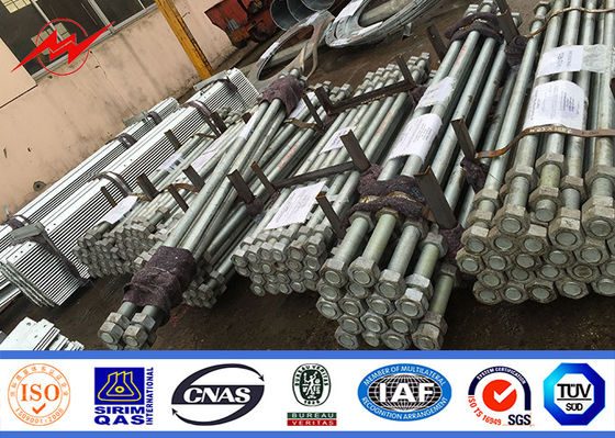 Tiang Transmisi Daya Overhead Rentang 1km Untuk Proyek Saluran Listrik Tegangan Tinggi