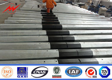 Dua Bagian 3.8mm Logam Tiang Listrik Tradisional Dengan FRP Dan Bitumen