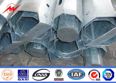 Tiang Utilitas Listrik Galvanis Baja Kuat Dengan FRP 9m 7.2mm