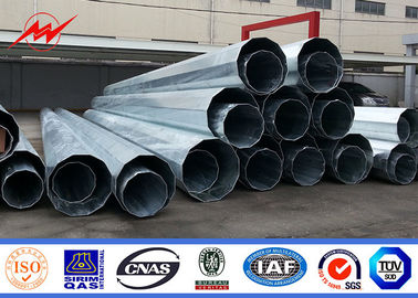 Tiang Tubular Baja 16 M Dengan Cross Arm Untuk Jalur Transmisi