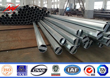Tiang Listrik Utilitas 25ft 30ft 35ft 40ft NEA Standard Hot Dip Galvanizing