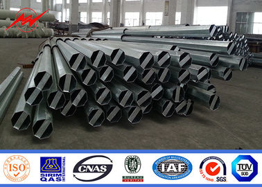Tiang Listrik Utilitas 25ft 30ft 35ft 40ft NEA Standard Hot Dip Galvanizing