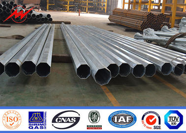Tiang Listrik Utilitas 25ft 30ft 35ft 40ft NEA Standard Hot Dip Galvanizing