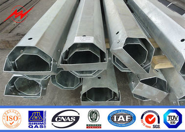 NEA standar utilitas tiang listrik dengan Hot Dip Galvanizing untuk transmisi yang tahan lama
