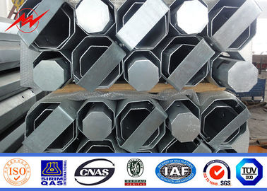 Tiang Listrik Utilitas 65ft Langsung Dikubur, Tiang Galvanis Hot Dip Standar NGCP