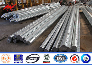 27.5m 60KN GR65 Utilitas Material Tiang Transmisi Daya Tinggi 45ft 50ft