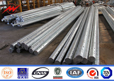 27.5m 60KN GR65 Utilitas Material Tiang Transmisi Daya Tinggi 45ft 50ft
