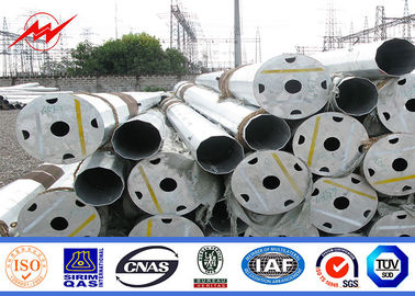 Tiang Tubular Tubular 20ft - 90ft Segi Delapan Untuk Jalur Transmisi Distribusi Daya 69kv