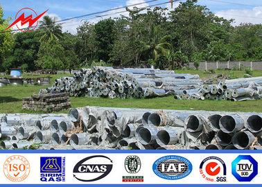 Tiang Tubular Tubular 20ft - 90ft Segi Delapan Untuk Jalur Transmisi Distribusi Daya 69kv
