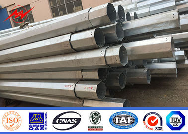 10mm Baja Galvanis ASTM A36 Tiang Listrik Utilitas