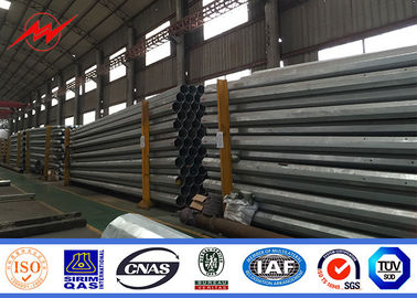 Gr65 138kv Hot Dip Galvanis Tiang Daya Listrik Untuk Jalur Transmisi