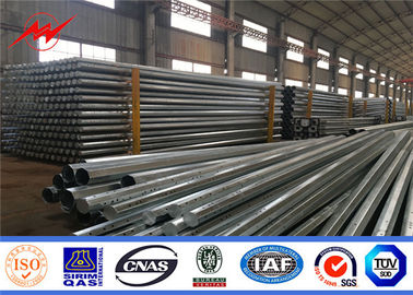 45FT 50FT HT Tipe NGCP Utilitas Power Pole, Distribusi Listrik Baja Tubular Pole