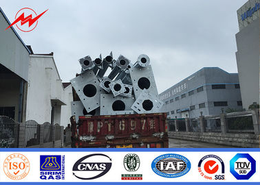 80ft Slip Joint S355JR Tiang Baja Galvanis, Tiang Listrik Utilitas Listrik