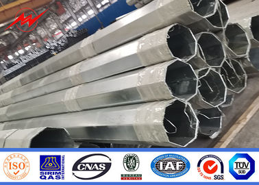 Tiang Utilitas Baja Listrik 80ft 69kv Poligon Dengan Struktur Tiang Galvanis