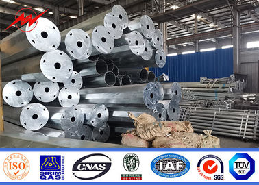 Tiang Utilitas Baja Listrik 80ft 69kv Poligon Dengan Struktur Tiang Galvanis