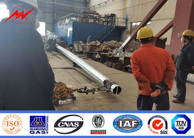 Tiang Listrik Baja Logam Transmisi 15m 550 Dan 650 Dan Tebal 4mm / 5mm