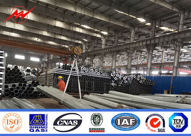 Tiang Daya Utilitas Standar NEA / NGCP 25-100ft Baja Quakeproof Galvanis