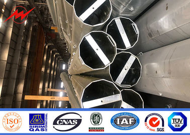 Struktur Tubular Daya Kutub Transmisi Listrik 60FT 75FT 85FT 550KV