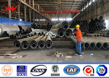 Struktur Tubular Daya Kutub Transmisi Listrik 60FT 75FT 85FT 550KV