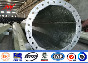 Tiang Distribusi Listrik Tiang Listrik Galvanis Baja 100ft