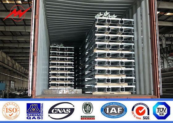 10m 400dan 650dan 800dan 355n / Mm2 Tiang Tubular Baja