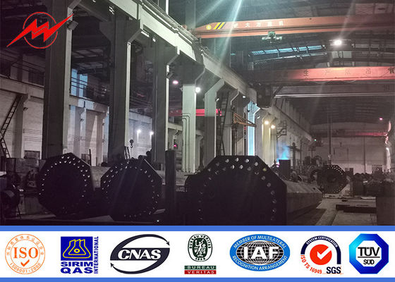 10m 400dan 650dan 800dan 355n / Mm2 Tiang Tubular Baja