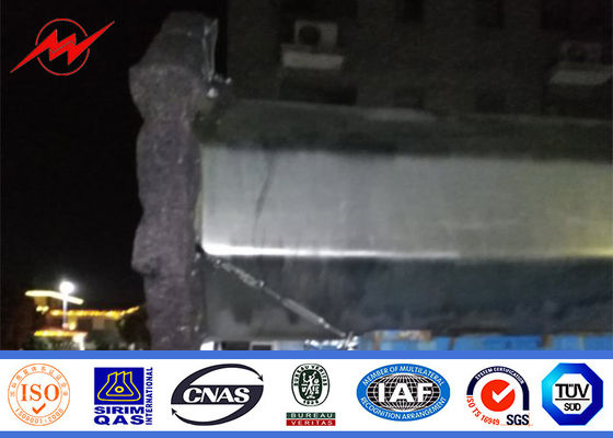 Tiang Transmisi Daya 10mm Logam Galvanis 30m