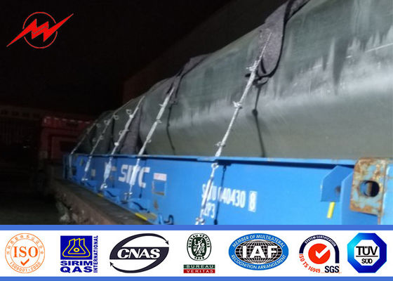 Tiang Transmisi Daya 10mm Logam Galvanis 30m