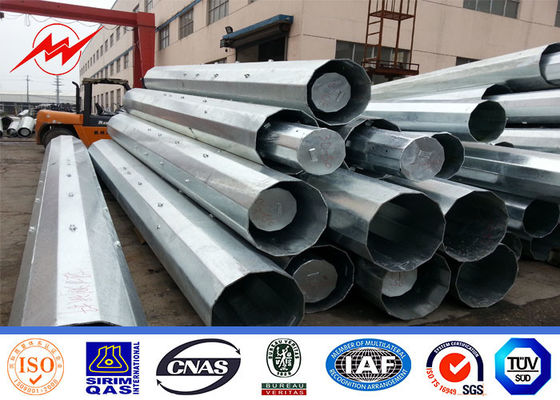 Galvanis Baja Oktagonal tiang listrik 35FT 12m BV Terdaftar