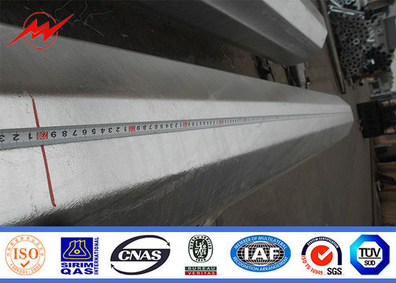 Tiang Baja Tubular Galvanis 40ft 500kg Hot Dip