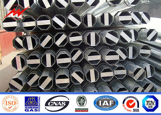 Tiang Baja Tubular Galvanis 40ft 500kg Hot Dip