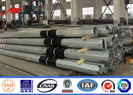 30FT 35FT 500kg beban Tiang Transmisi Filipina Tiang Listrik NEA NGCP Standard