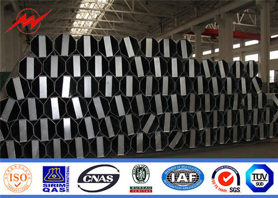 Tiang Kisi Listrik Tinggi 9m AWS D1.1 Steel Power Pole