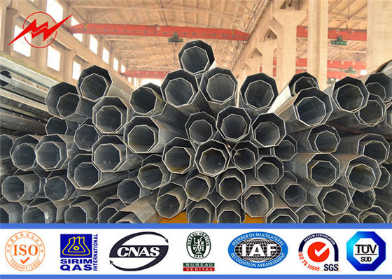 Tiang Kisi Listrik Tiang Baja Tubular 30m / S 69kv Umur Panjang