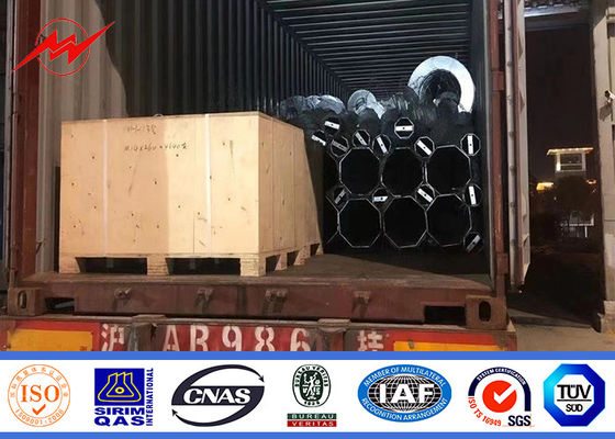 Tiang Tubular Baja Saluran Transmisi Daya HDG 500KV